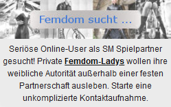 Abbildung der Funktionsweise im SM-Portal Femdom